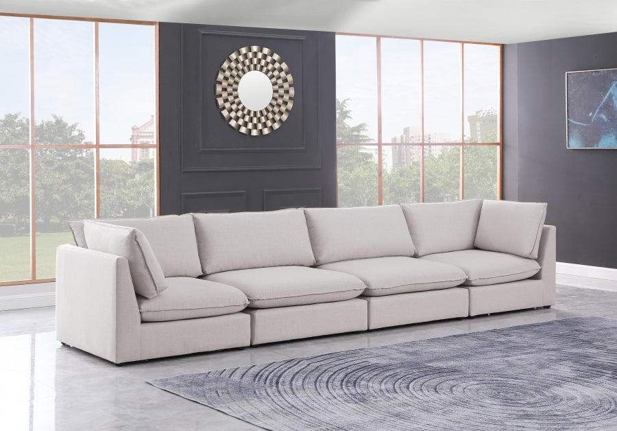 Mackenzie Linen Textured 160" Modular Sofa Model: 688-S160B