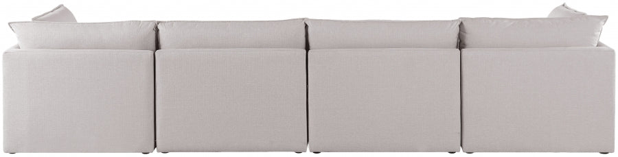 Mackenzie Linen Textured 160" Modular Sofa Model: 688-S160B
