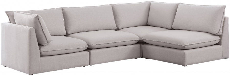 Mackenzie Linen Textured Modular Sectional Model: 688-Sec4A