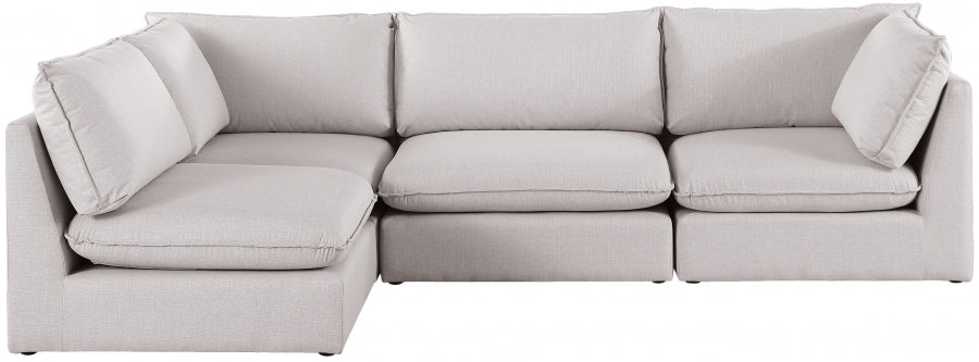 Mackenzie Linen Textured Modular Sectional Model: 688-Sec4A