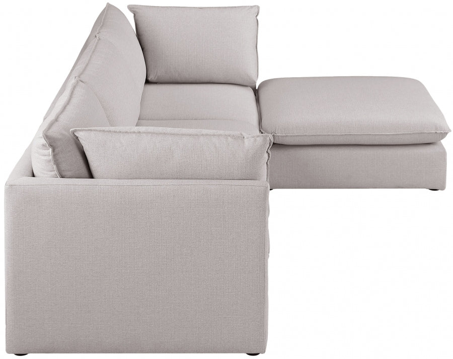 Mackenzie Linen Textured Modular Sectional Model: 688-Sec4A