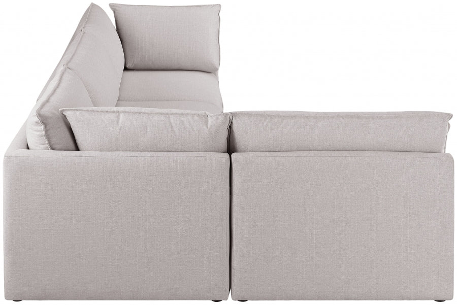 Mackenzie Linen Textured Modular Sectional Model: 688-Sec4A