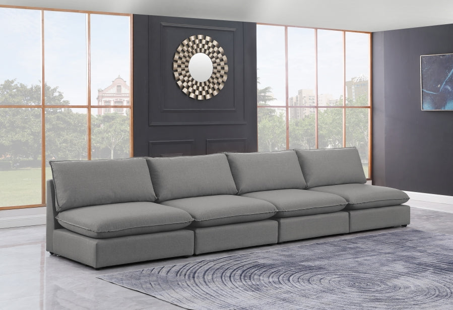 Mackenzie Linen Textured 160" Modular Sofa Model: 688-S160A