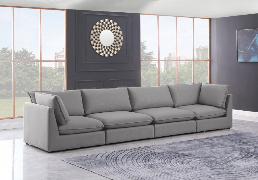 Mackenzie Linen Textured 160" Modular Sofa Model: 688-S160B