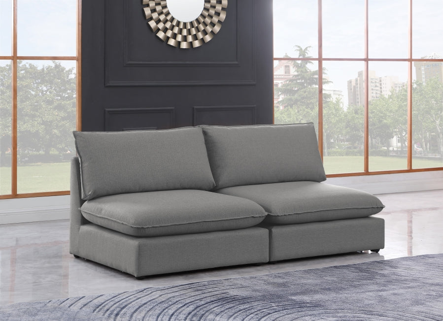 Mackenzie Linen Textured 80" Modular Sofa Model: 688-S80A