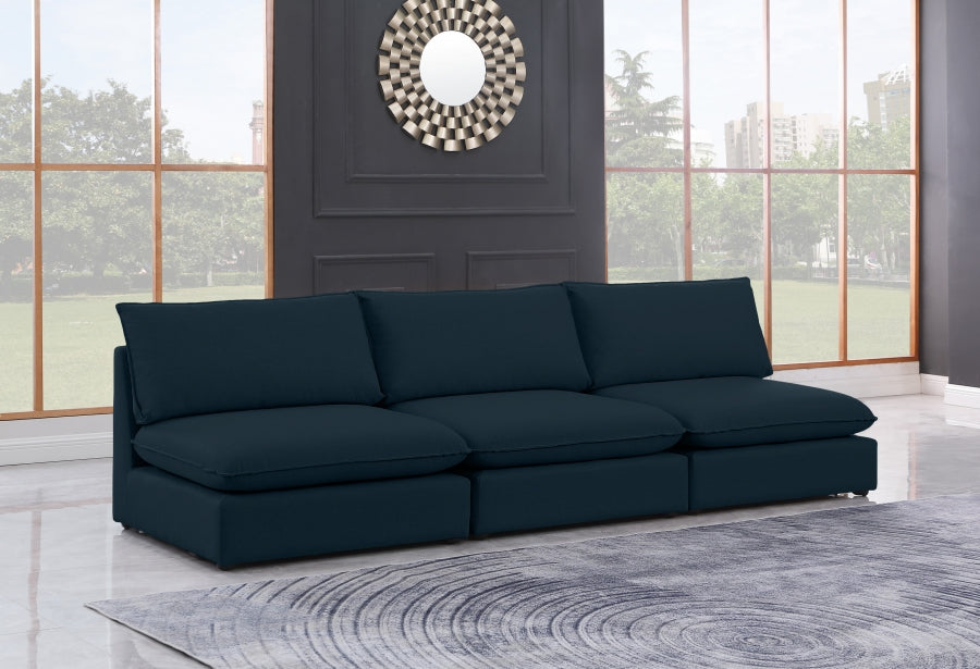 Mackenzie Linen Textured 120" Modular Sofa Model: 688-S120A