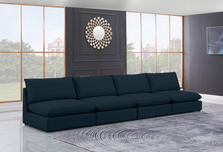 Mackenzie Linen Textured 160" Modular Sofa Model: 688-S160A