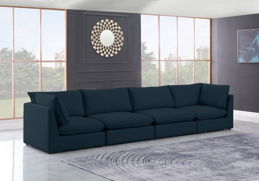 Mackenzie Linen Textured 160" Modular Sofa Model: 688-S160B