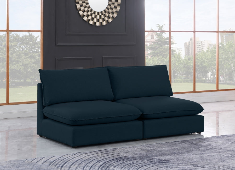 Mackenzie Linen Textured 80" Modular Sofa Model: 688-S80A