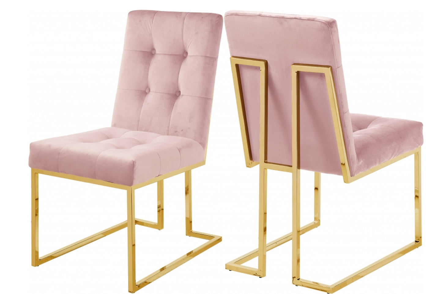 Pierre Velvet Dining Chair SKU: 714-C - Venini Furniture