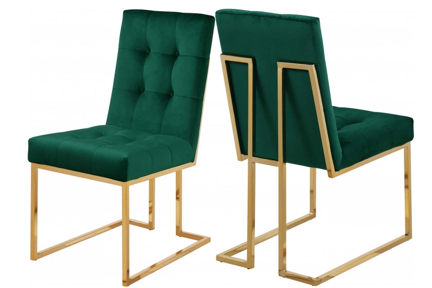Pierre Velvet Dining Chair SKU: 714-C - Venini Furniture