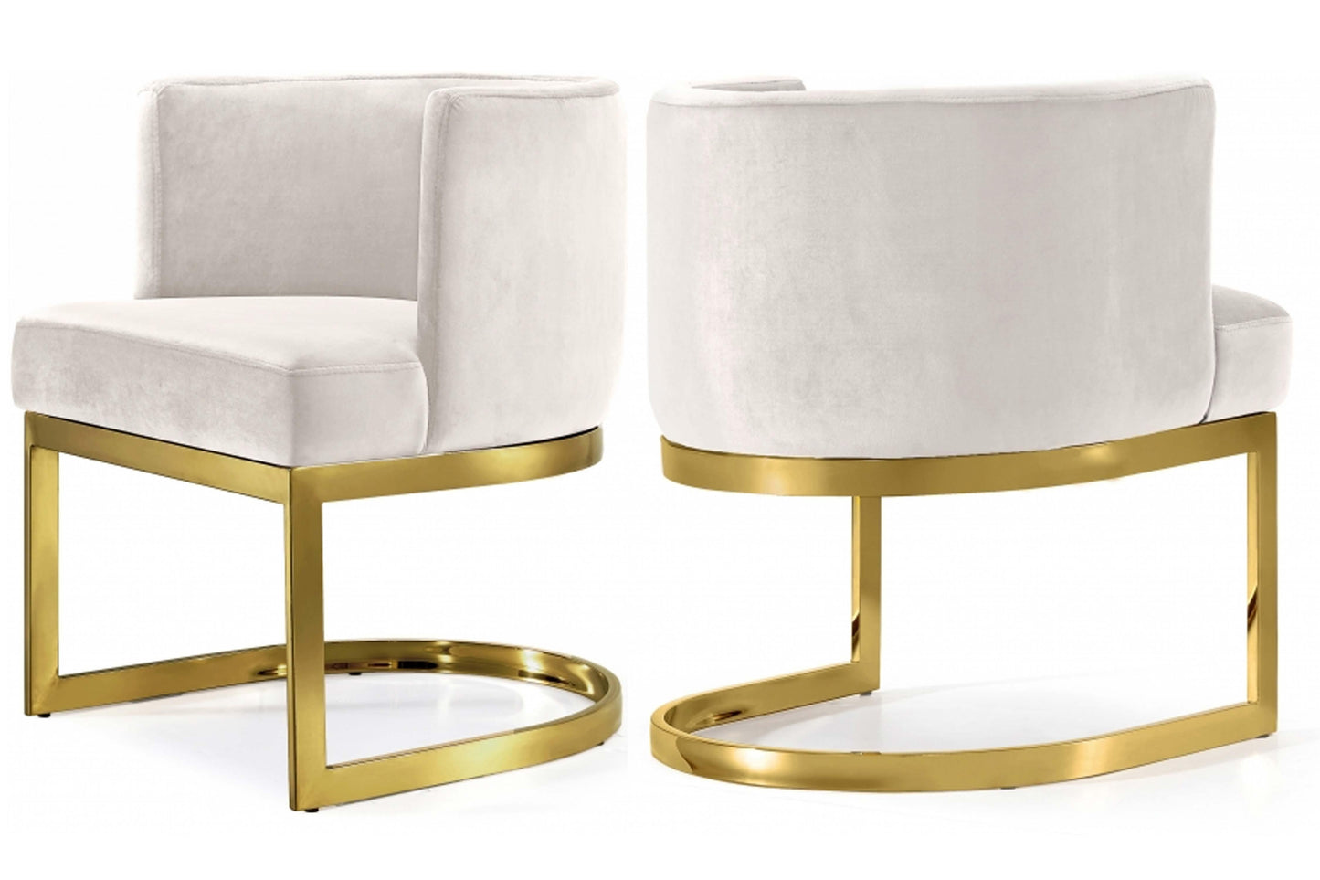 Gianna Velvet Dining Chair SKU: 718-C - Venini Furniture