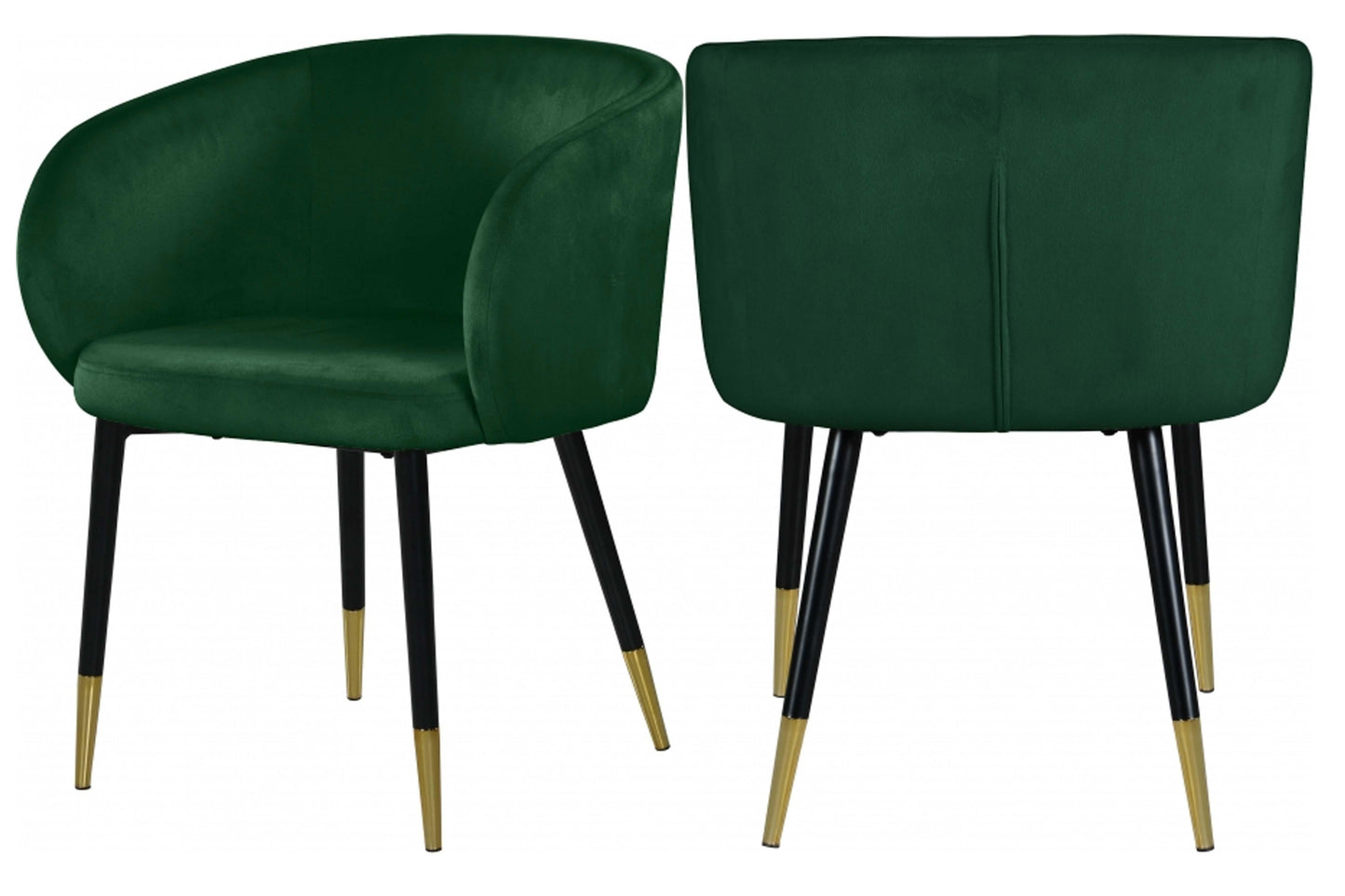 Louise Velvet Dining Chair SKU: 733-C - Venini Furniture