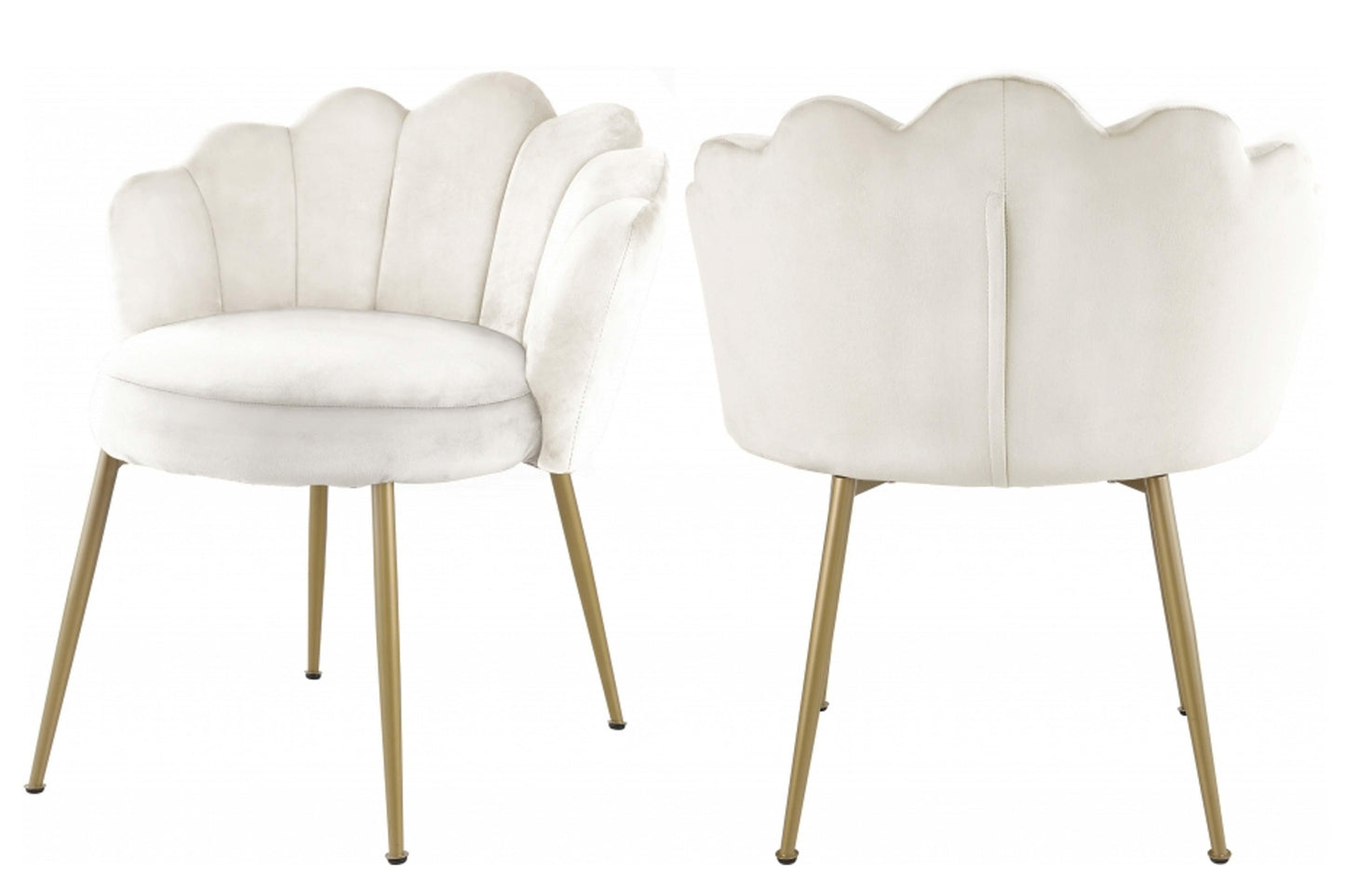 Claire Velvet Accent Chair / Dining Chair SKU: 748-C - Venini Furniture