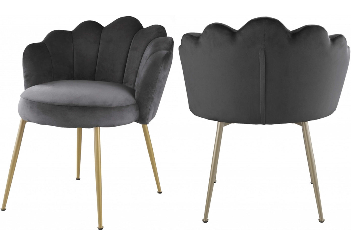 Claire Velvet Accent Chair / Dining Chair SKU: 748-C - Venini Furniture