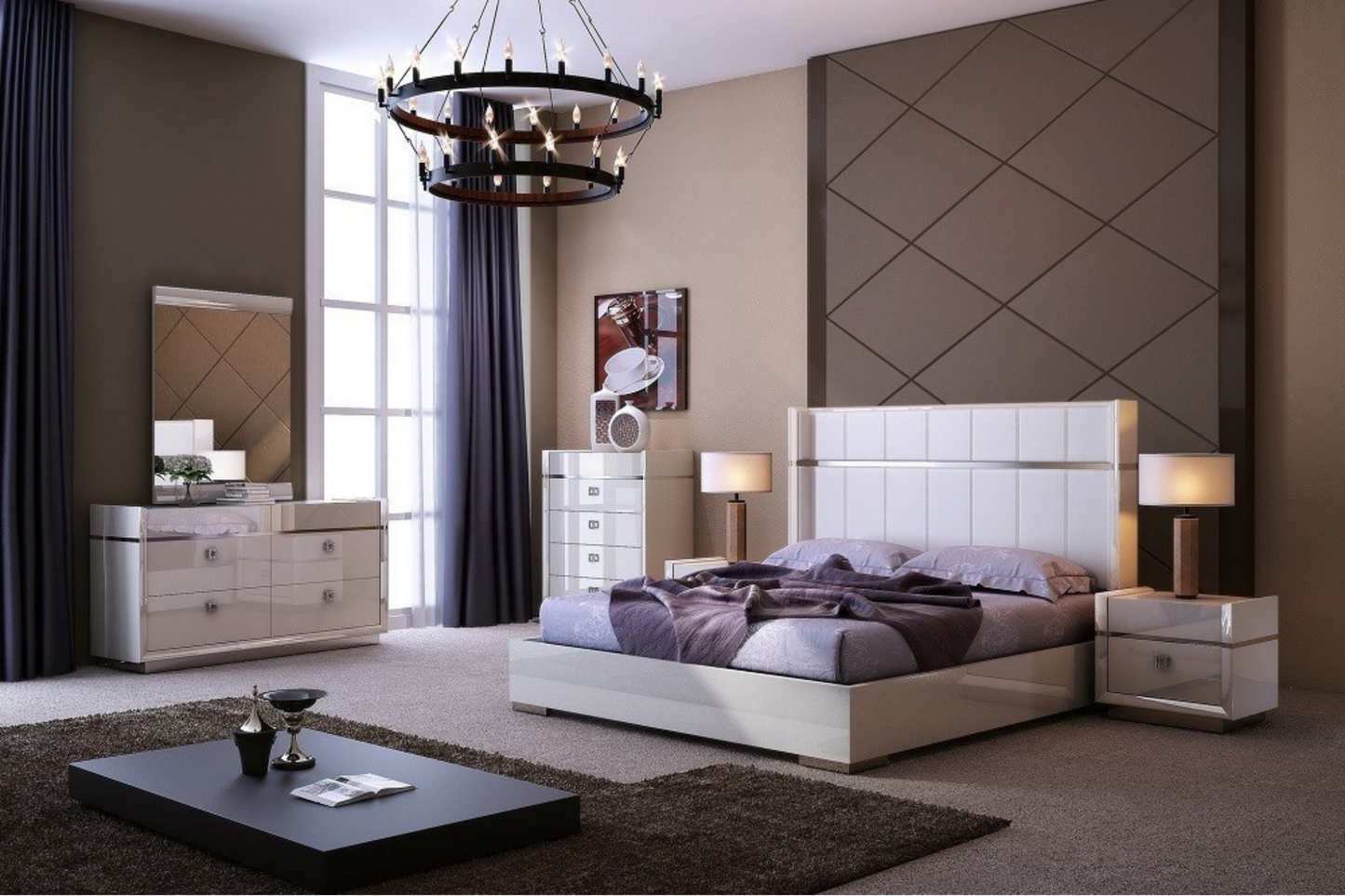 The Paris Modern Bedroom Chest SKU: 18217