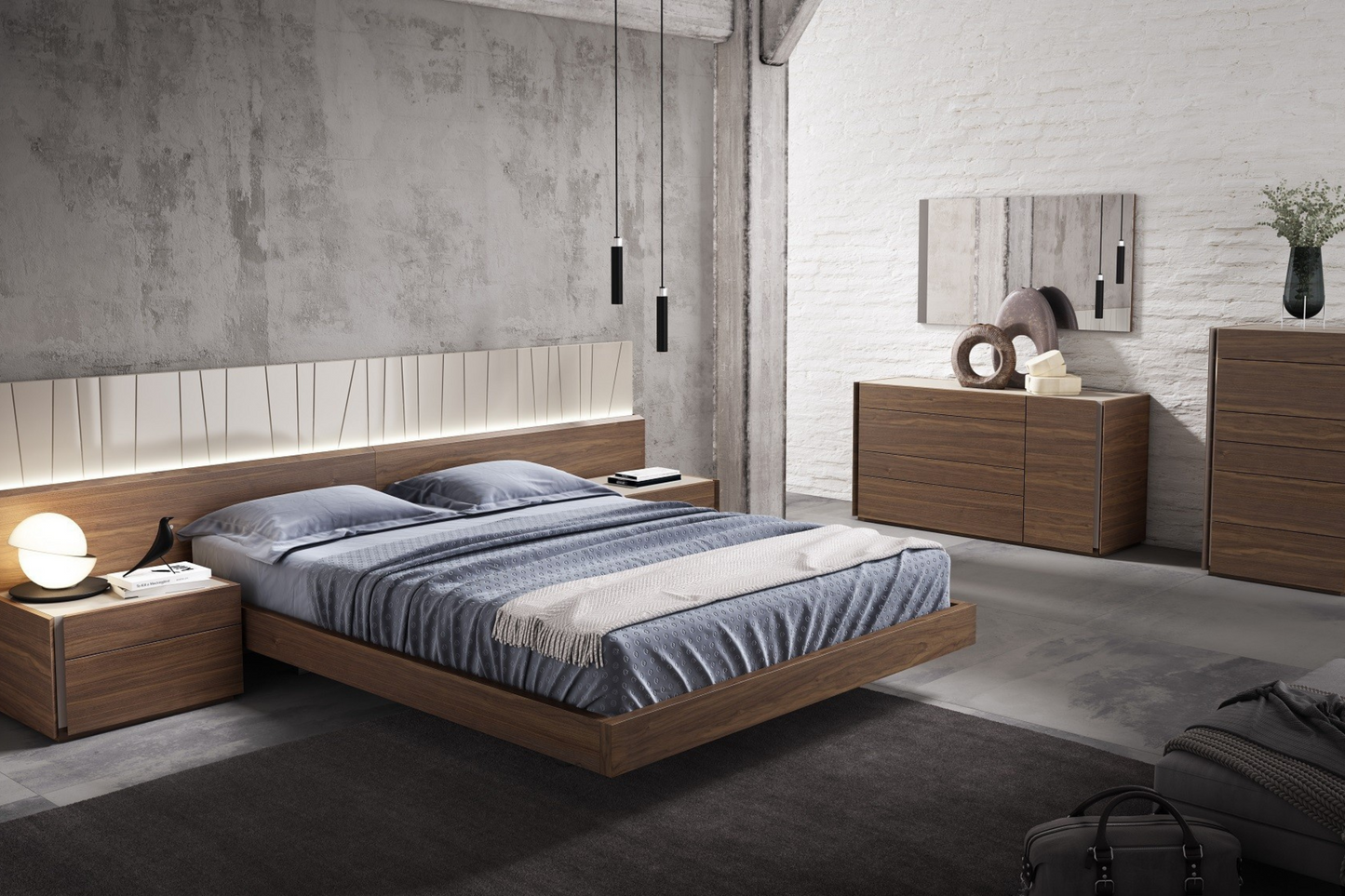 Porto Premium Bedroom Bed SKU: 17865