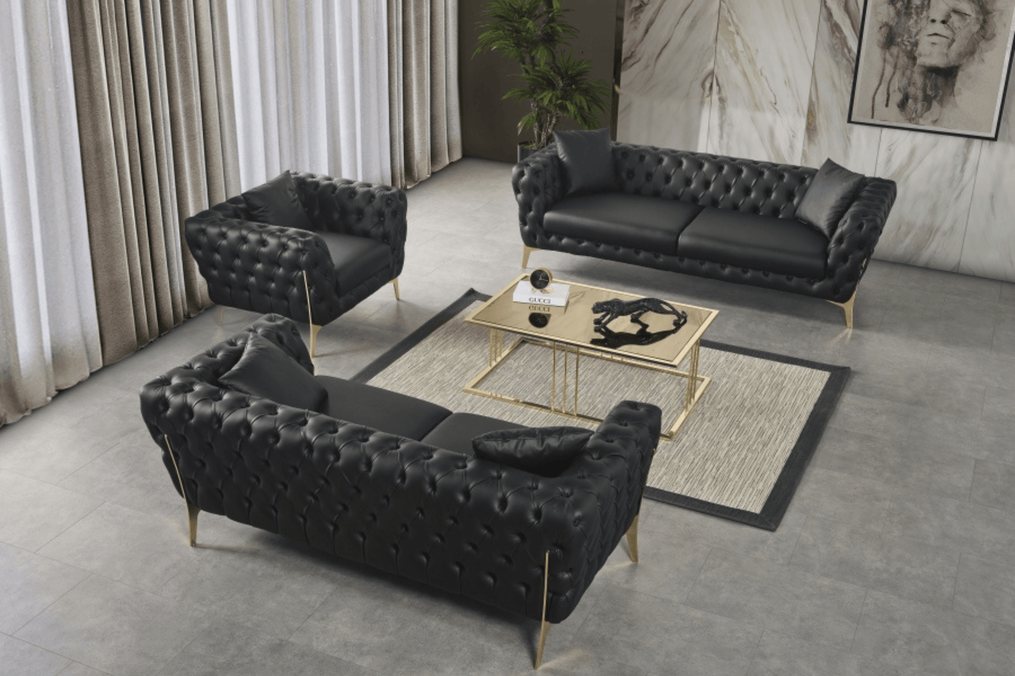 faux leather Loveseat