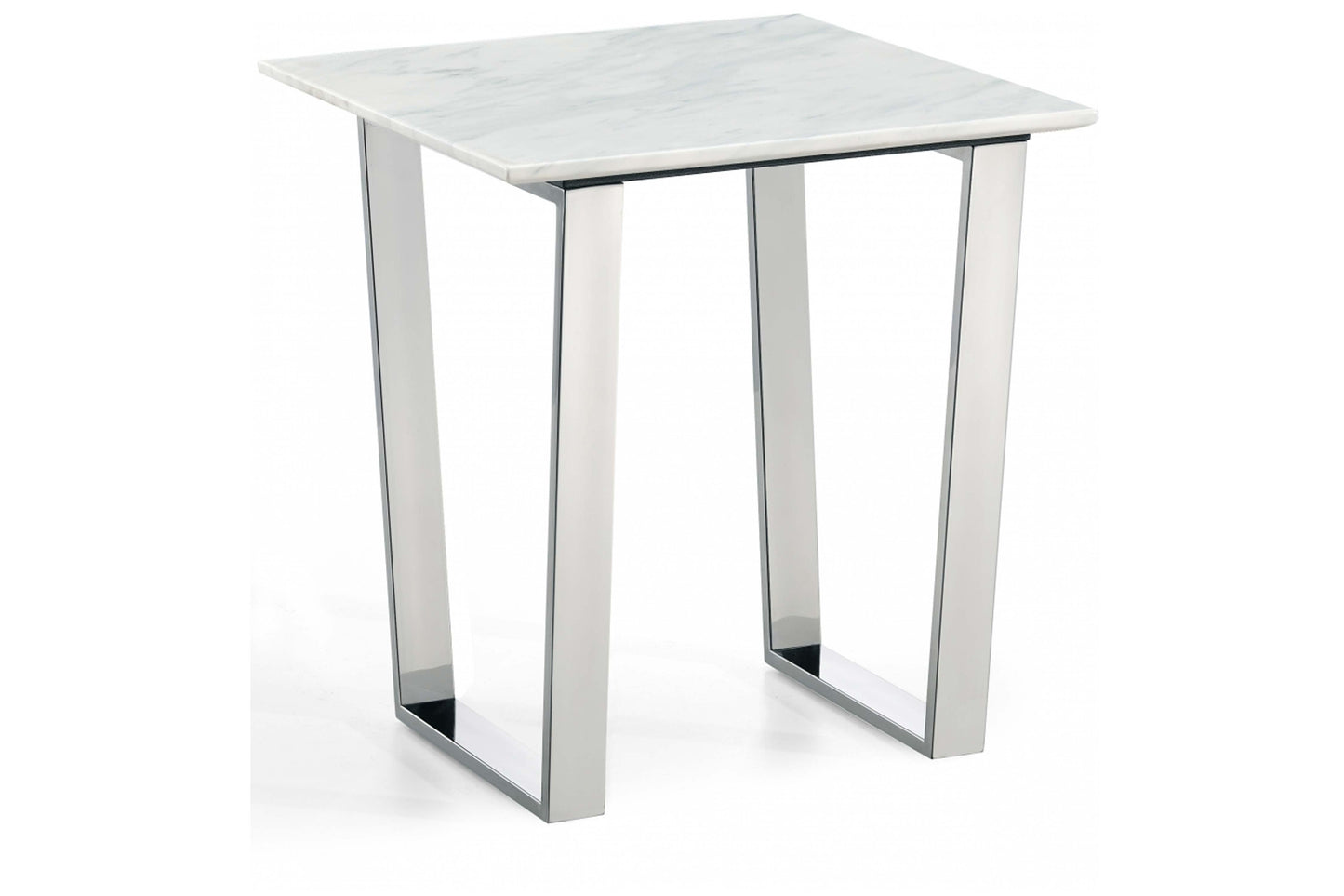 Carlton Chrome End Table SKU: 235-E - Venini Furniture