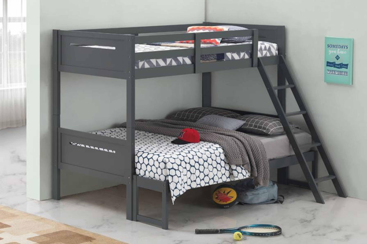TWIN / FULL BUNK BED MODEL 405052 - Venini Furniture