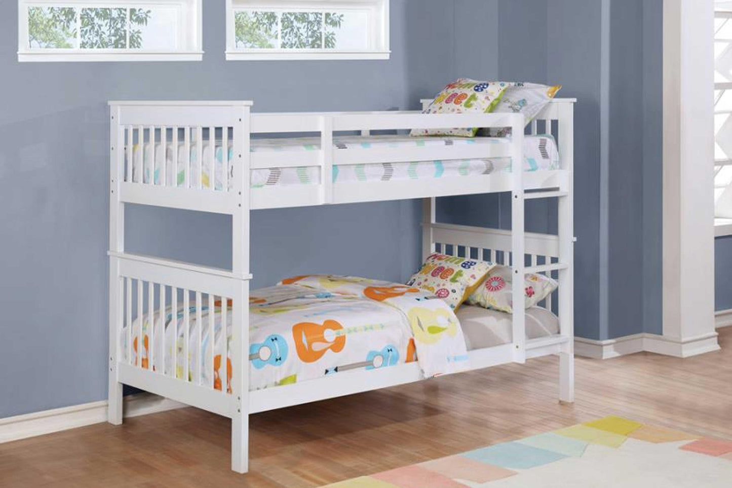 TWIN / TWIN BUNK BED MODEL 460244N - Venini Furniture