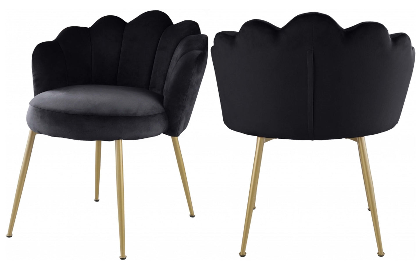 Claire Velvet Accent Chair / Dining Chair SKU: 748-C - Venini Furniture
