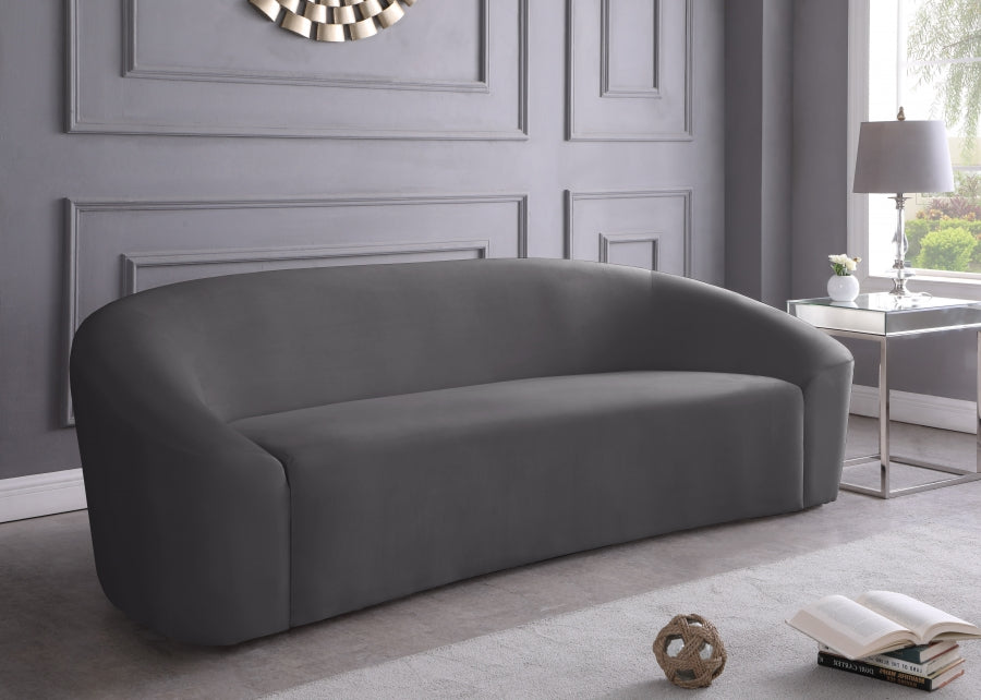 Riley Velvet Sofa SKU: 610-S