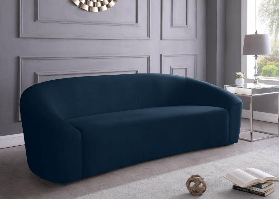 Riley Velvet Sofa SKU: 610-S