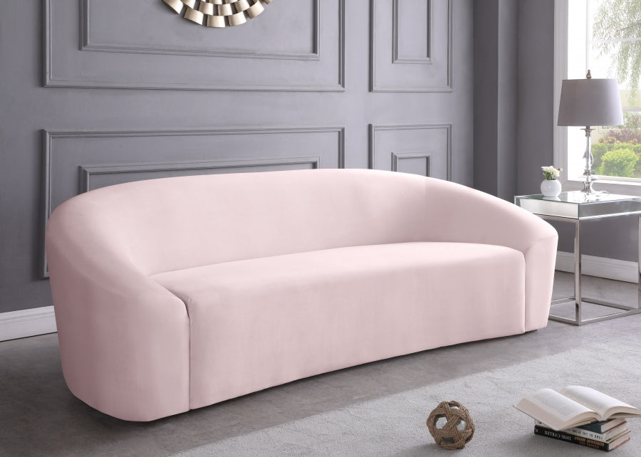 Riley Velvet Sofa SKU: 610-S