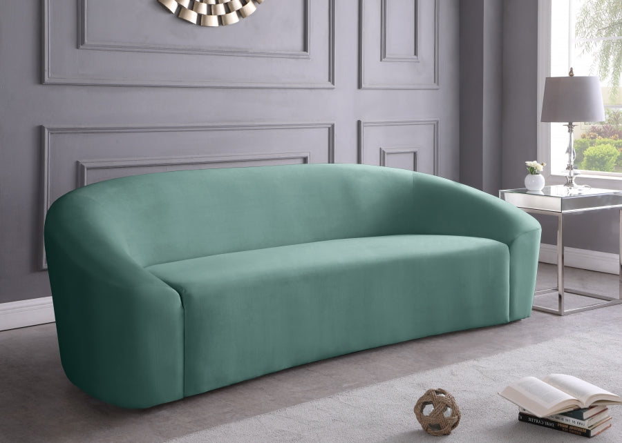 Riley Velvet Sofa SKU: 610-S