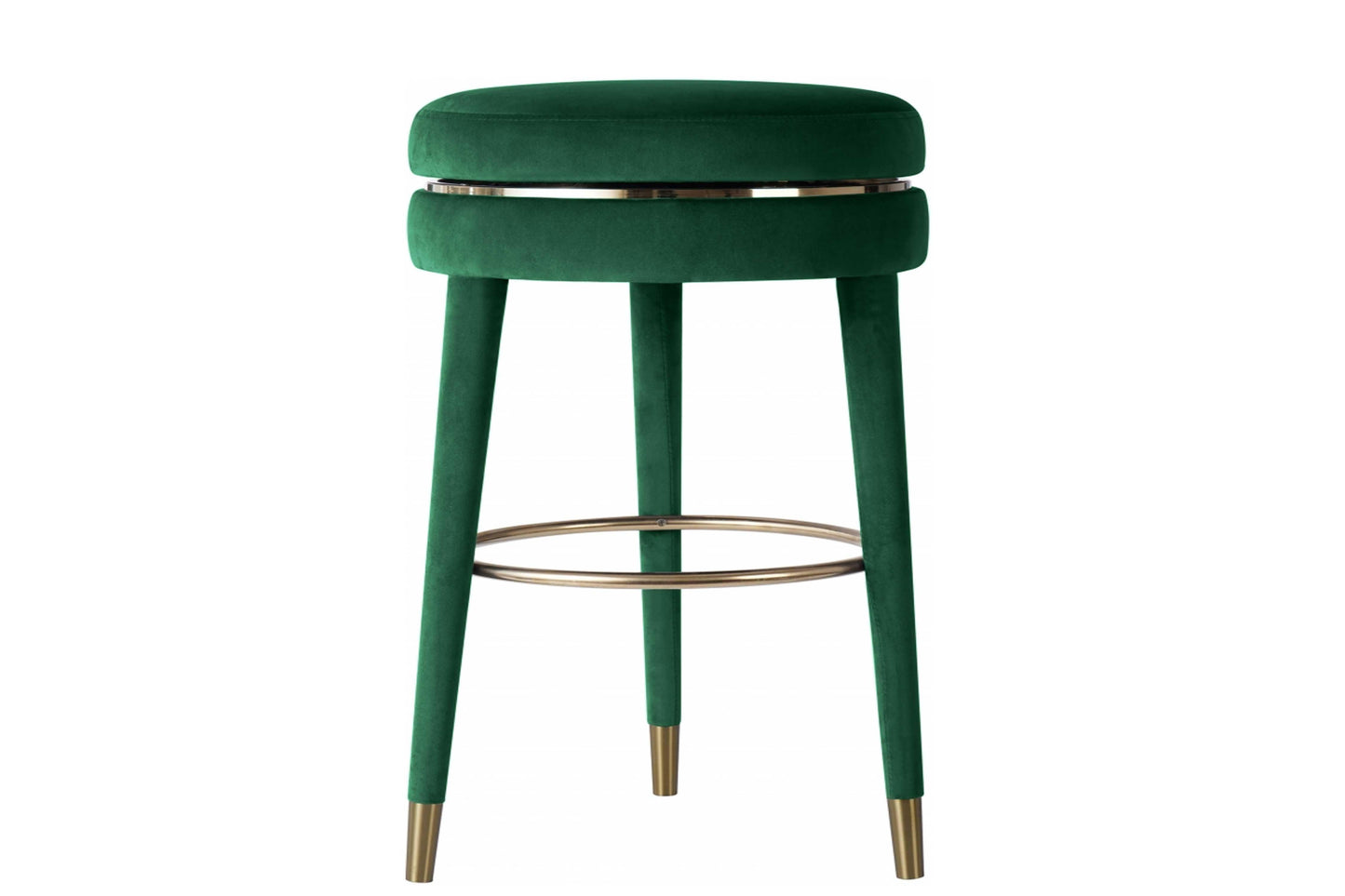 Coral Velvet Swivel Counter Stool SKU: 701-C - Venini Furniture