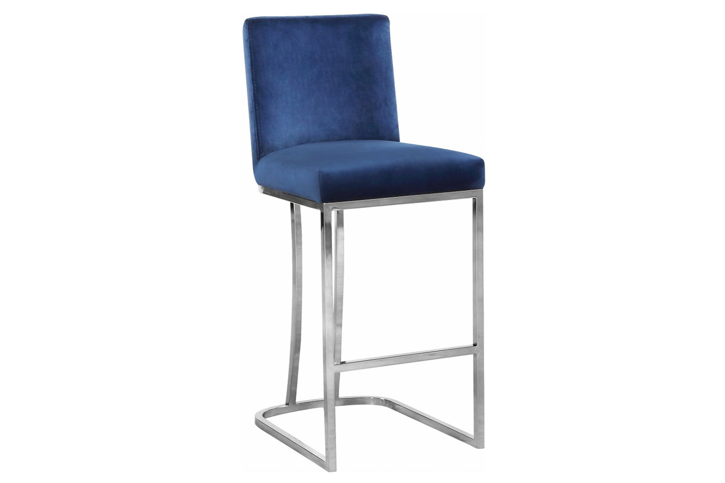 Heidi Velvet Counter Stool SKU: 708-777-C - Venini Furniture