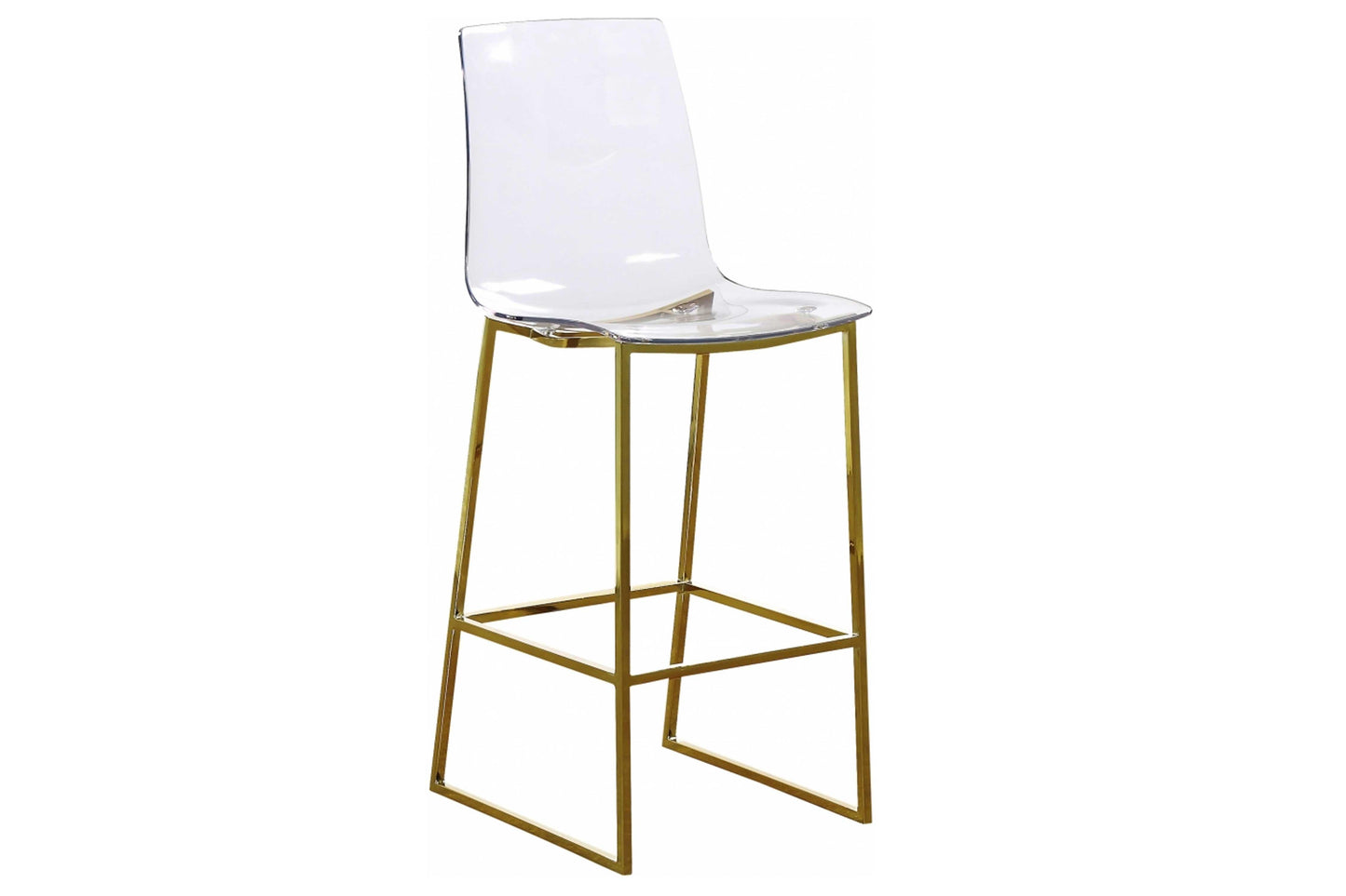 Lumen Gold/Chrome Counter Stool Model 18719-720 - Venini Furniture
