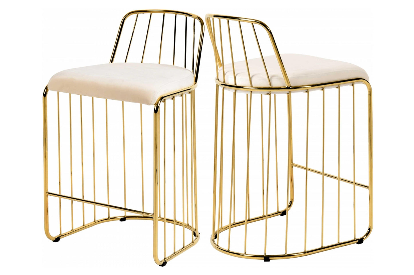 Gio Velvet Counter Stool SKU: 759-760 - Venini Furniture