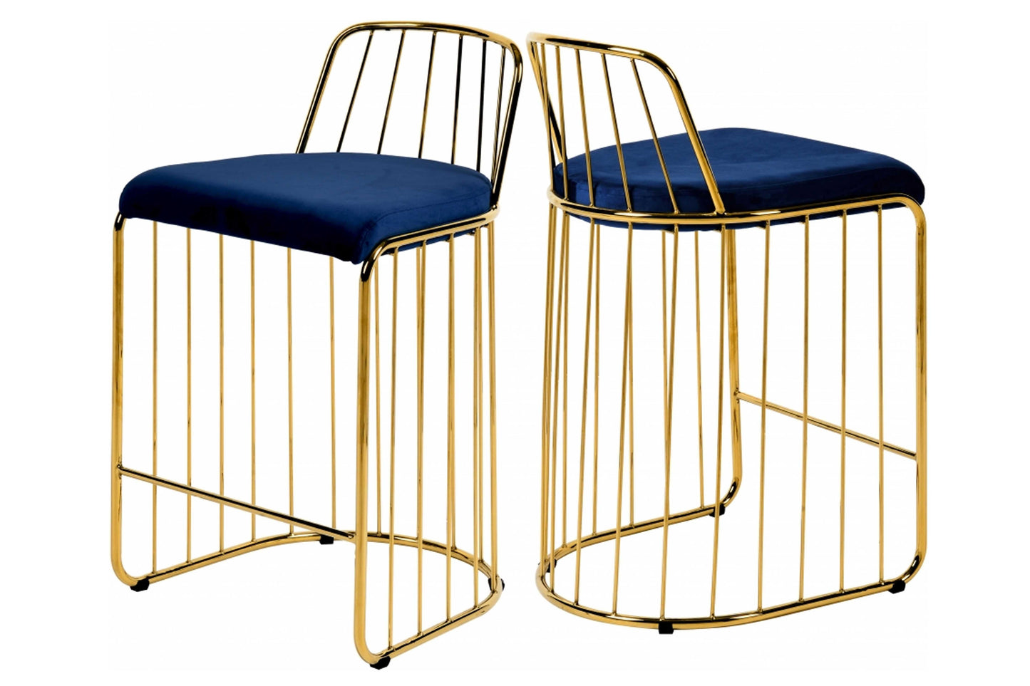Gio Velvet Counter Stool SKU: 759-760 - Venini Furniture