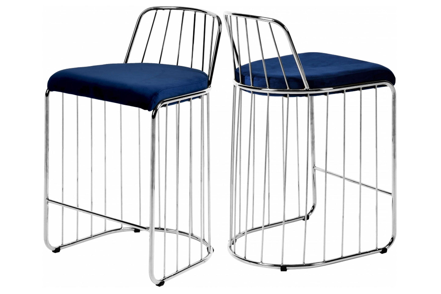 Gio Velvet Counter Stool SKU: 759-760 - Venini Furniture