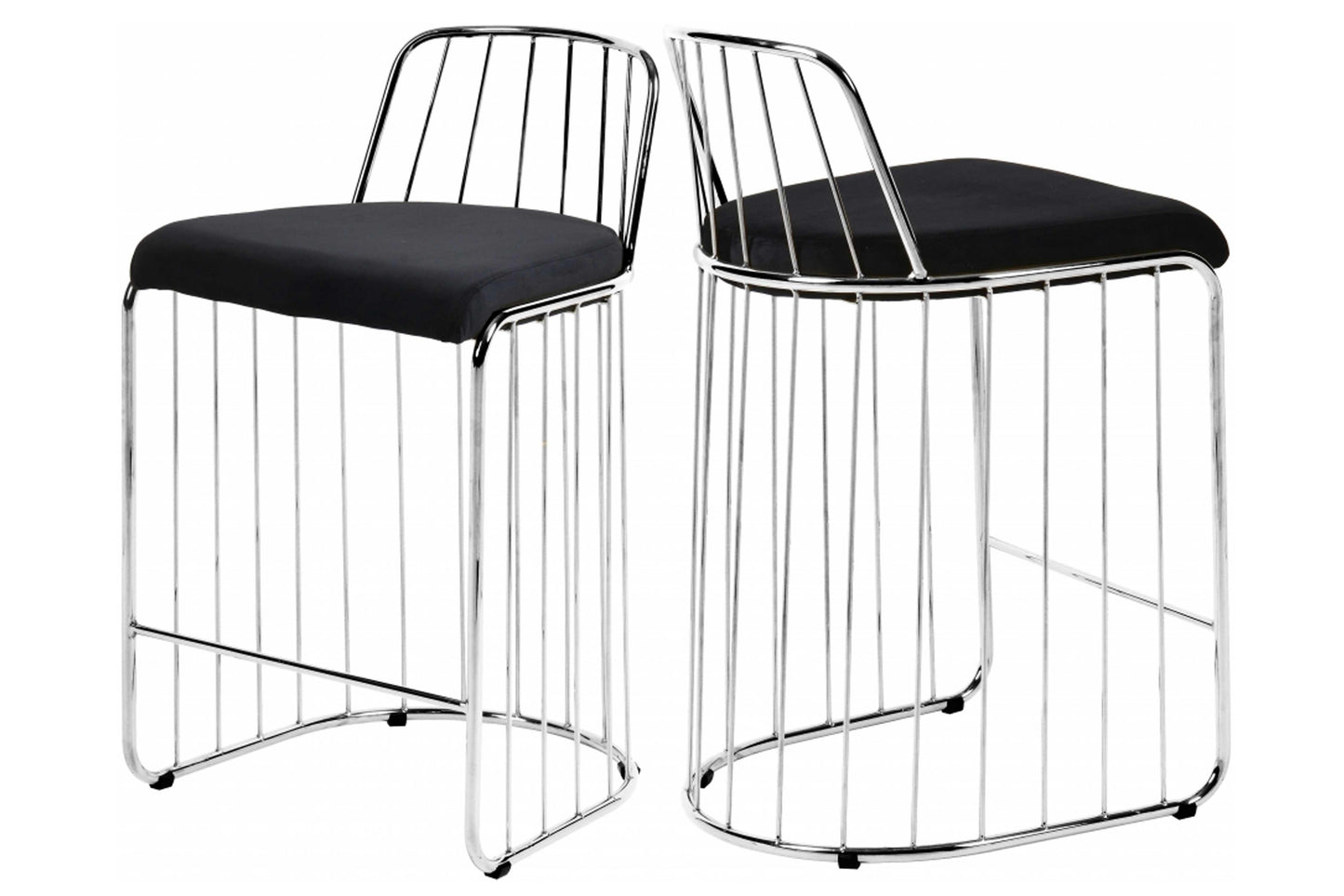 Gio Velvet Counter Stool SKU: 759-760 - Venini Furniture