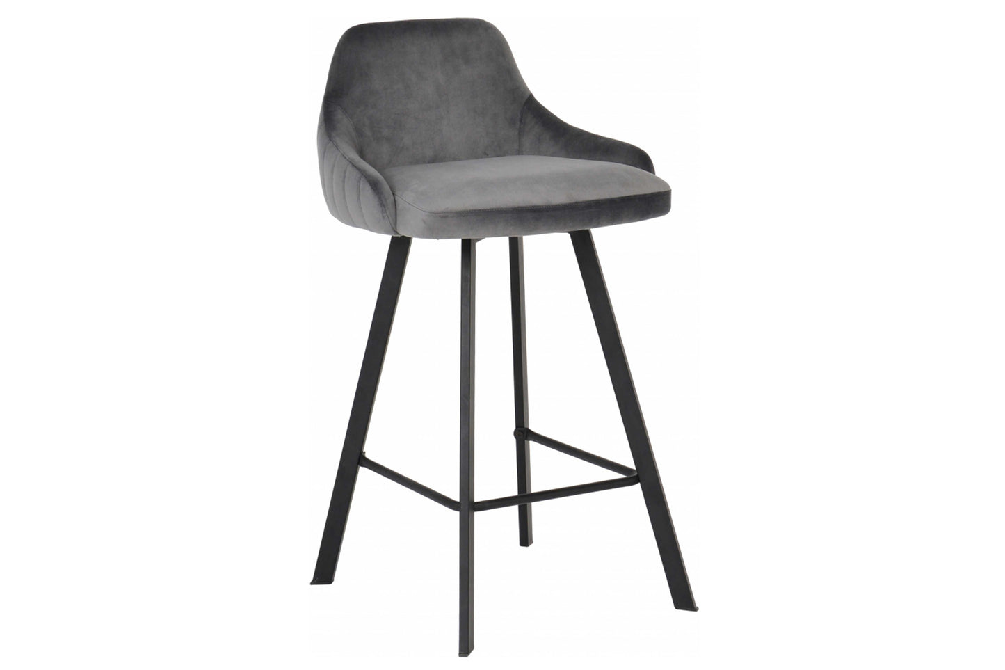 Viviene Velvet Counter Stool SKU: 761 - Venini Furniture