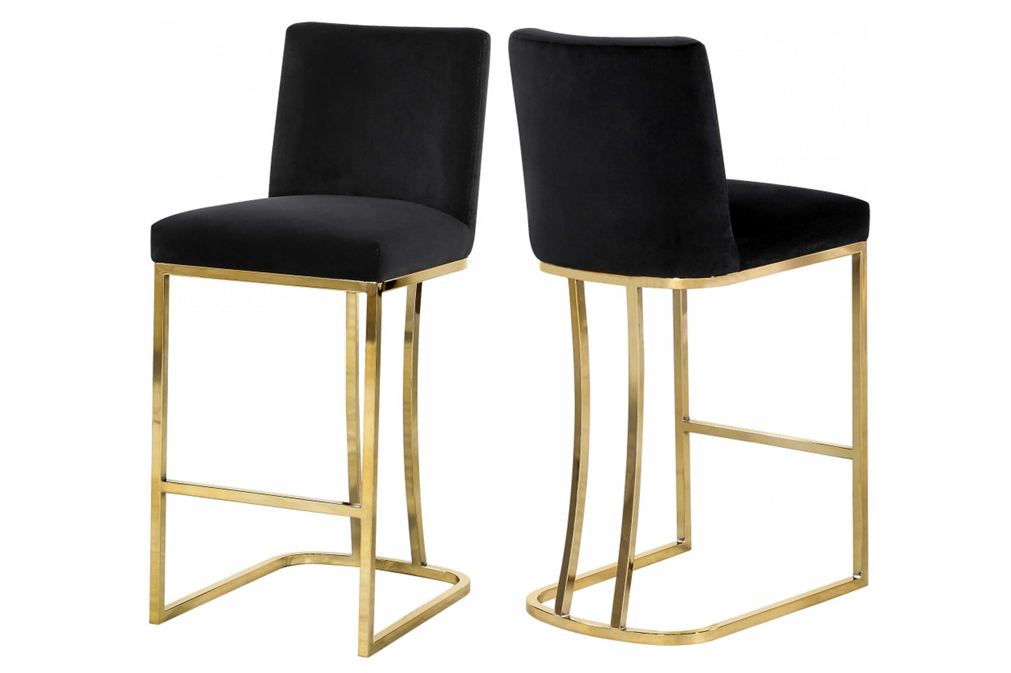 Heidi Velvet Counter Stool SKU: 708-777-C - Venini Furniture