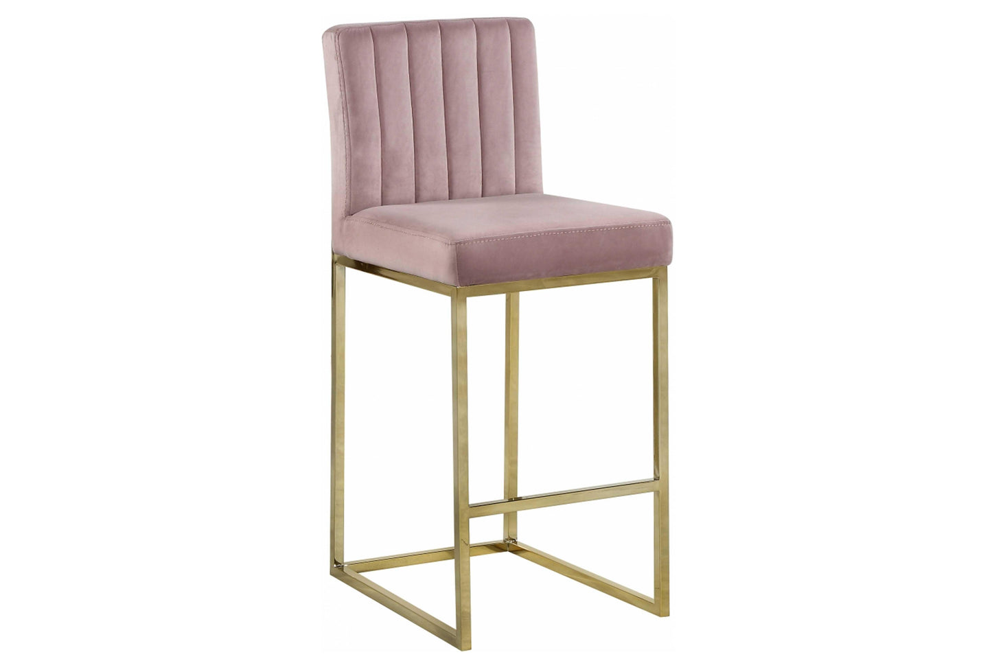 Giselle Velvet Counter Stool SKU: 781-782 - Venini Furniture