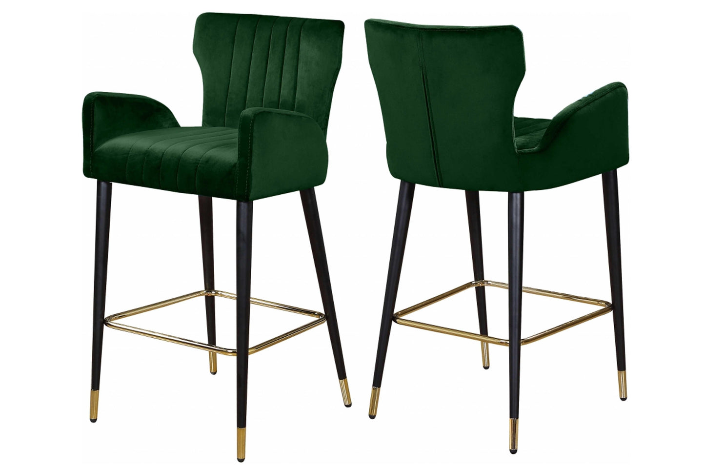 Luxe Velvet Counter Stool SKU: 792-C - Venini Furniture