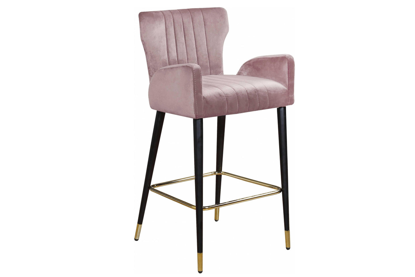 Luxe Velvet Counter Stool SKU: 792-C - Venini Furniture