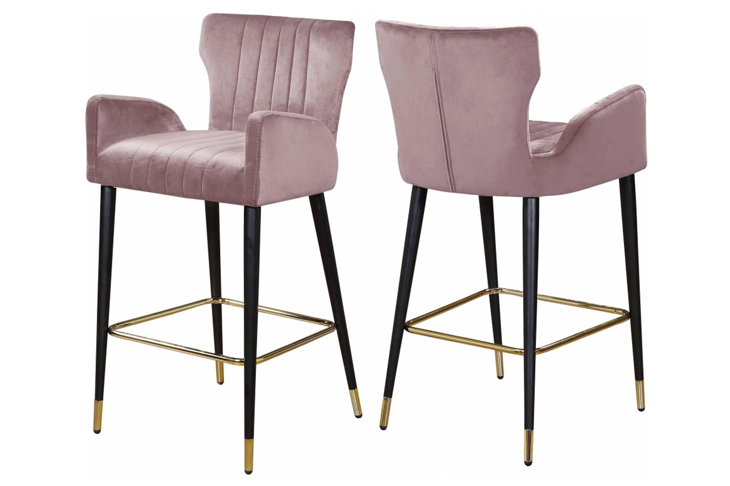 Luxe Velvet Counter Stool SKU: 792-C - Venini Furniture