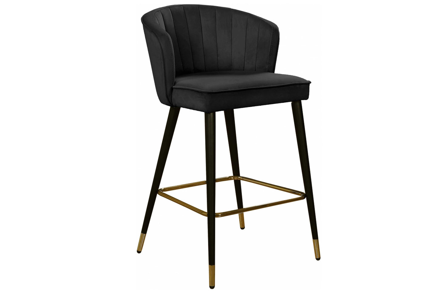 Cassie Velvet Counter Stool SKU: 793-C - Venini Furniture