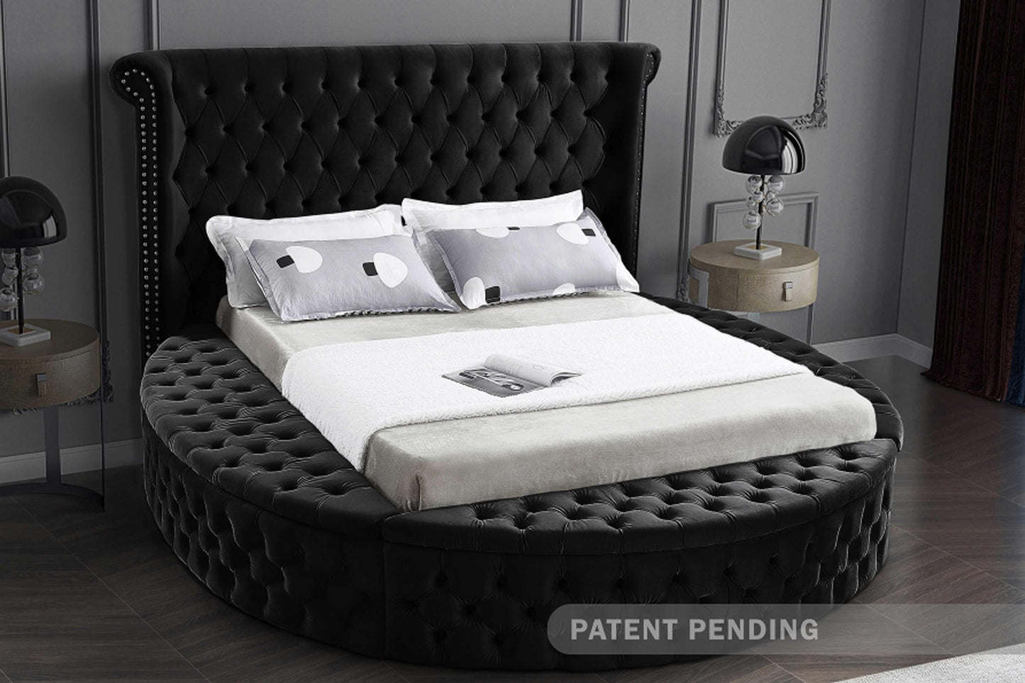 Luxus Velvet Bed SKU: Luxus - Venini Furniture