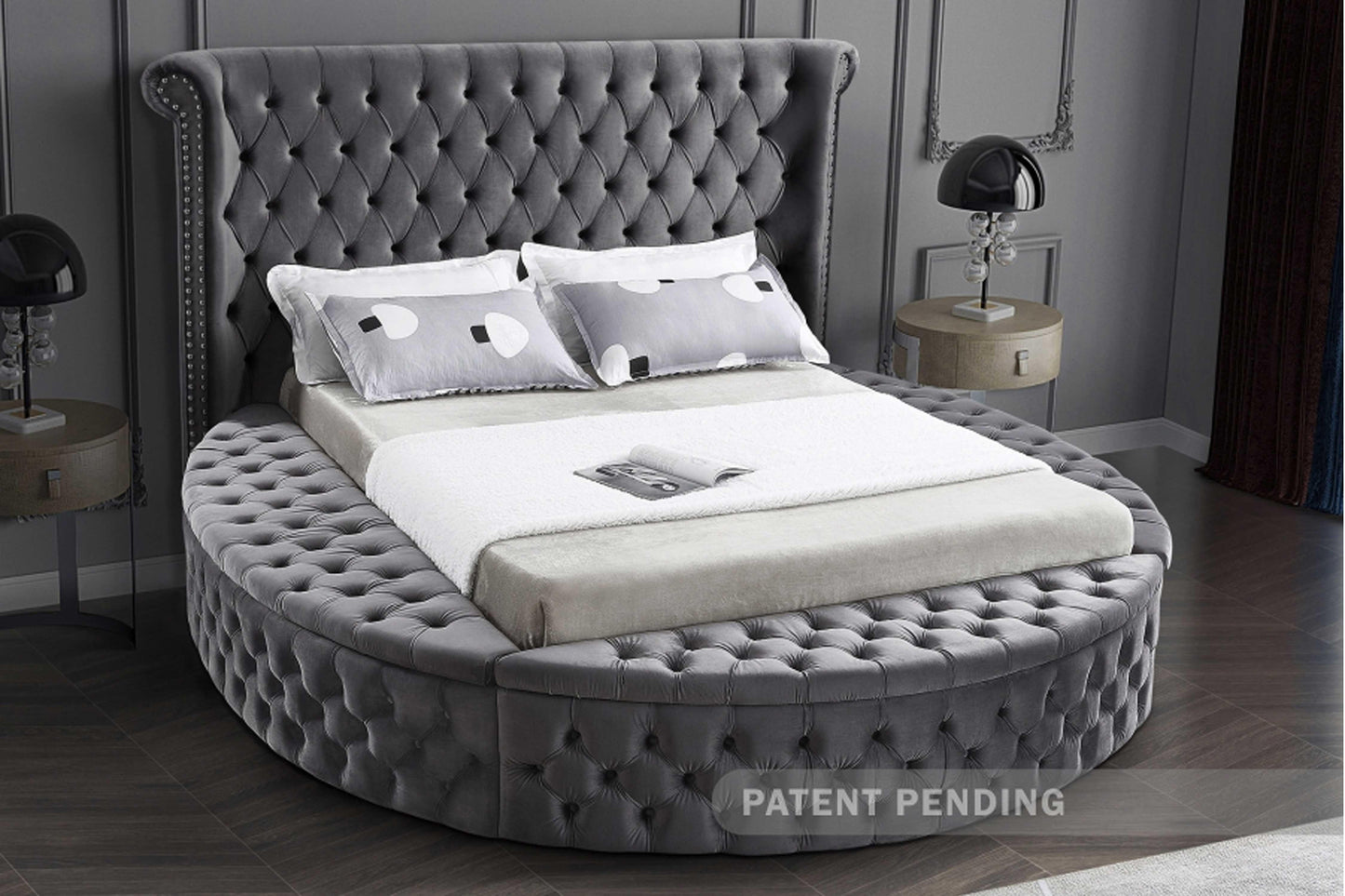 Luxus Velvet Bed SKU: Luxus - Venini Furniture
