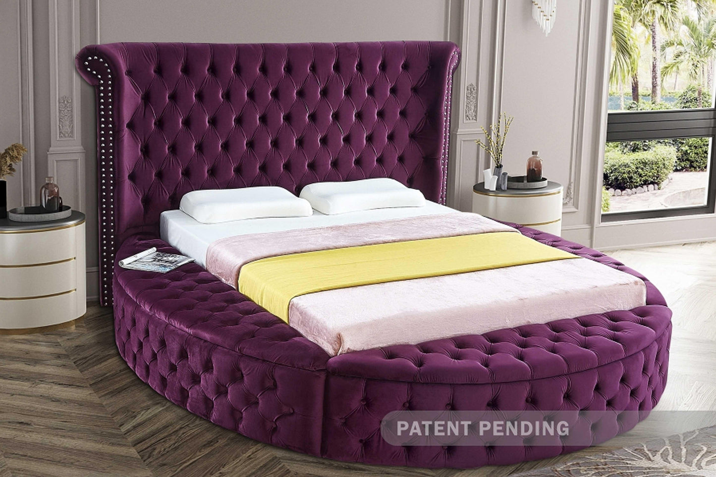 Luxus Velvet Bed SKU: Luxus - Venini Furniture