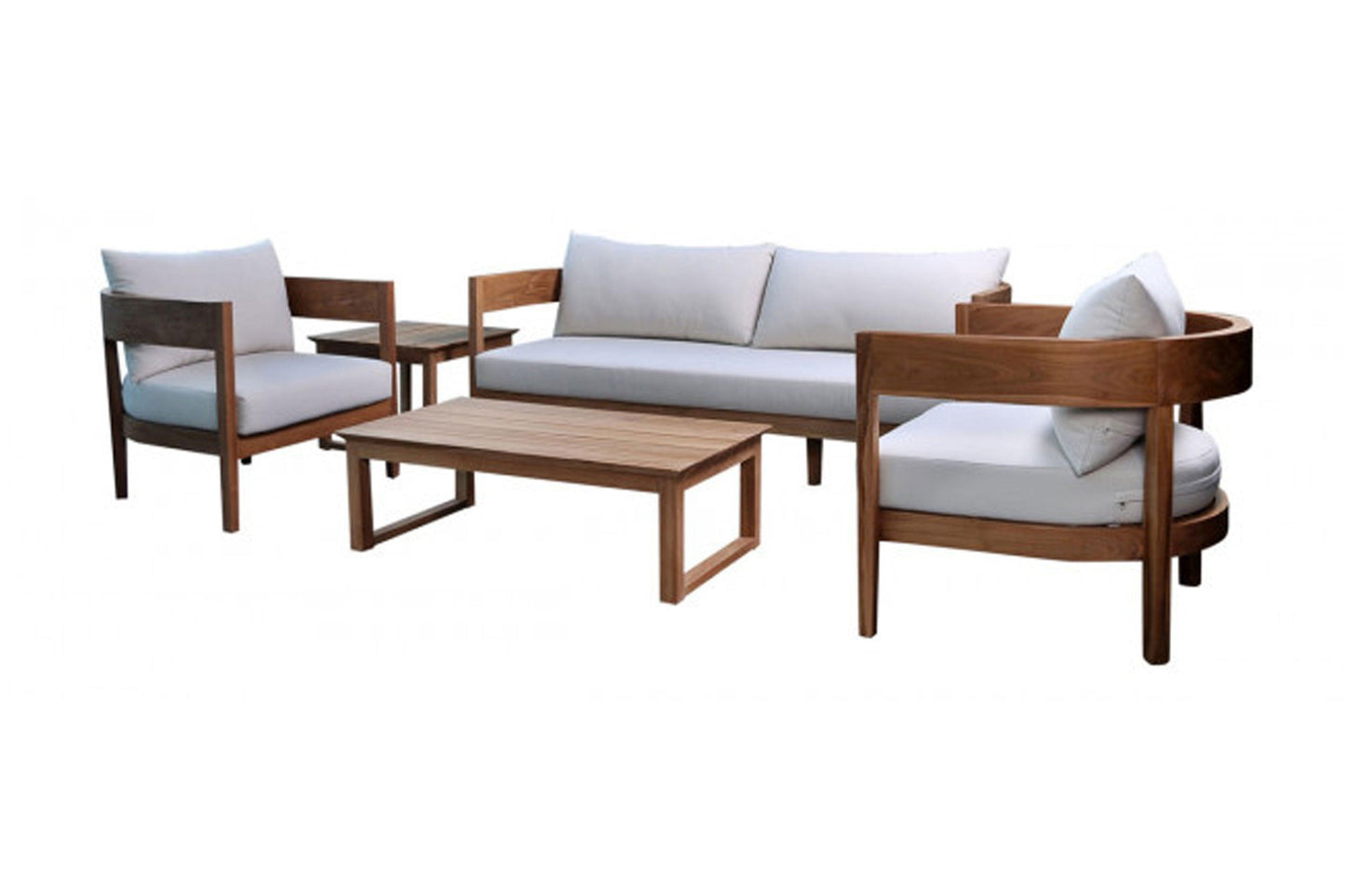 Bali 5 PC Seating Set SKU: PJO-3601-NAT-5PC - Venini Furniture