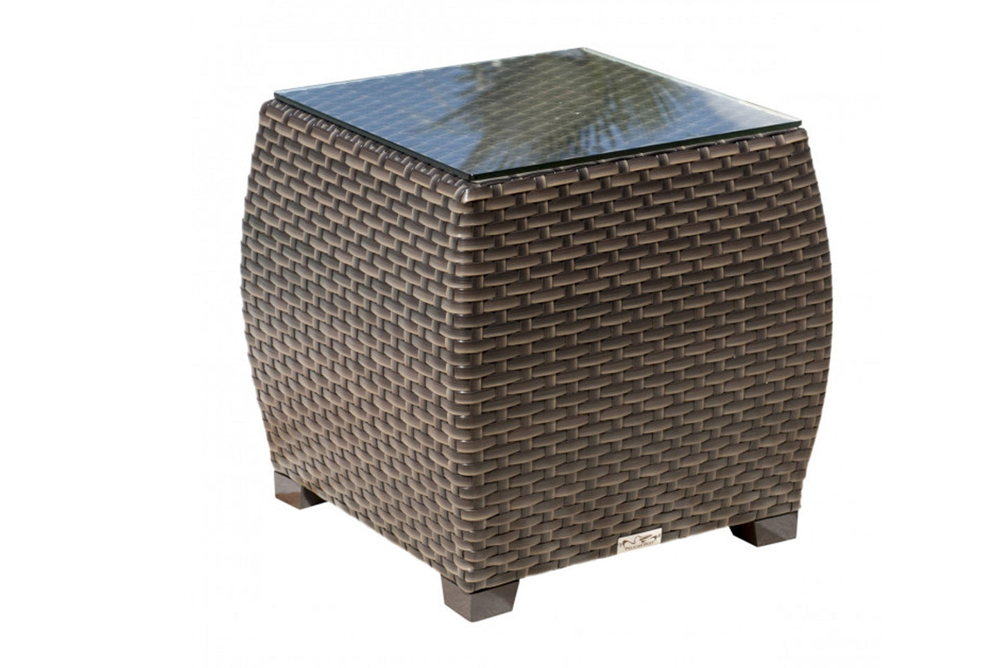 Samoa End Table SKU: 901-1347-ATQ-ET - Venini Furniture
