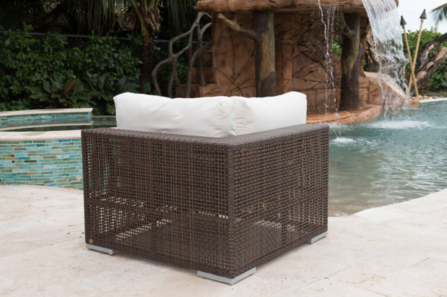 Atlantis Patio Modular Corner Chair - Venini Furniture 